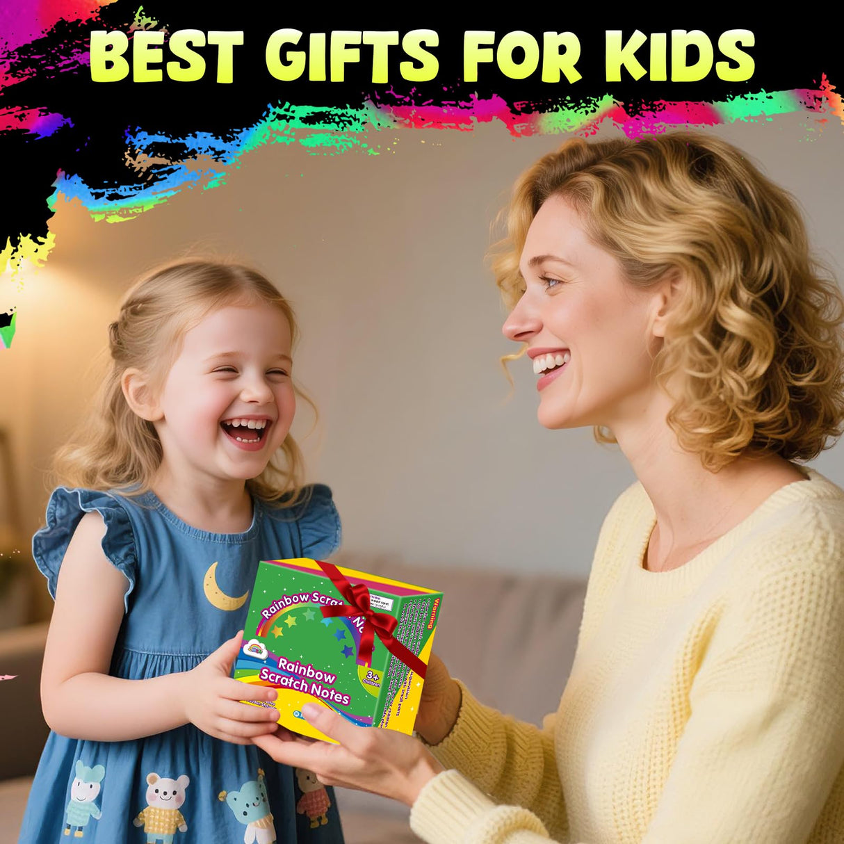 ZMLM Rainbow Scratch Paper Art Crafts Mini Notes Kids Gifts 4 5 6 7 8 9 10 Years Old Girls Boys Students Teens Classroom Prizes School Supplies Birthday Party Travel Toy Activity ZMLM