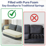 79" Convertible Folding Sofa Bed, Loveseat Sleeper Sofa Couch for Small Spaces, Foldable Cloud Couch with Pillow & Blanket, Comfy Modern Lounge Chair Bed for Living Room & Bedroom (Black) UKMTUET