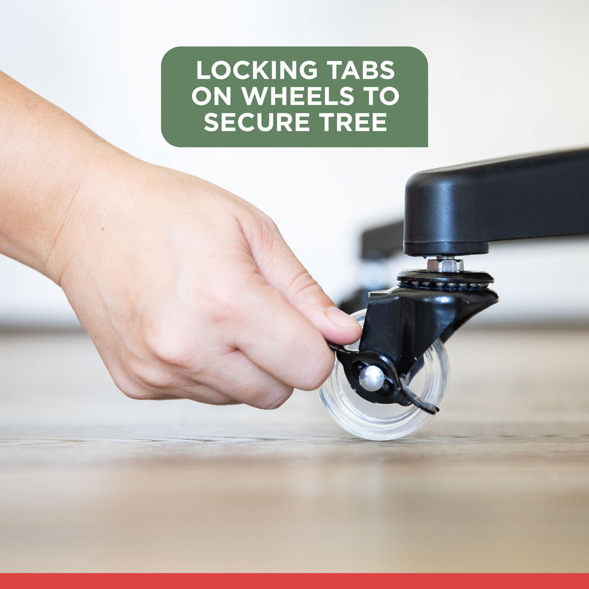 Rolling Christmas Tree Stand for up to 9 Foot Artificial Trees - Heavy-Duty Xmas Tree Stand Base with Casters and Adjustable Base - Compatible with Most Upright Tree Bags – Up to 120 lbs. HOLDN’ STORAGE