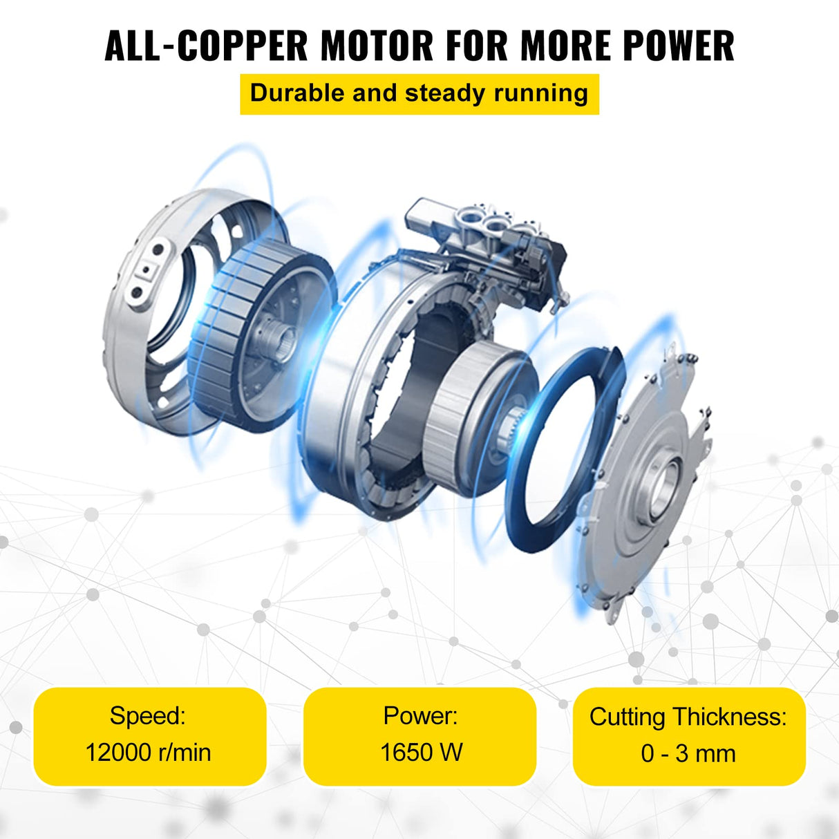 VEVOR Woodworking Benchtop Jointers 6inch with 1650W Motor,Heavy Duty Benchtop Planer Precise Cutterhead 2000rpm,2 Push Blocks Fence Depth Scale,Large Aluminum Work Table for Woodworking VEVOR