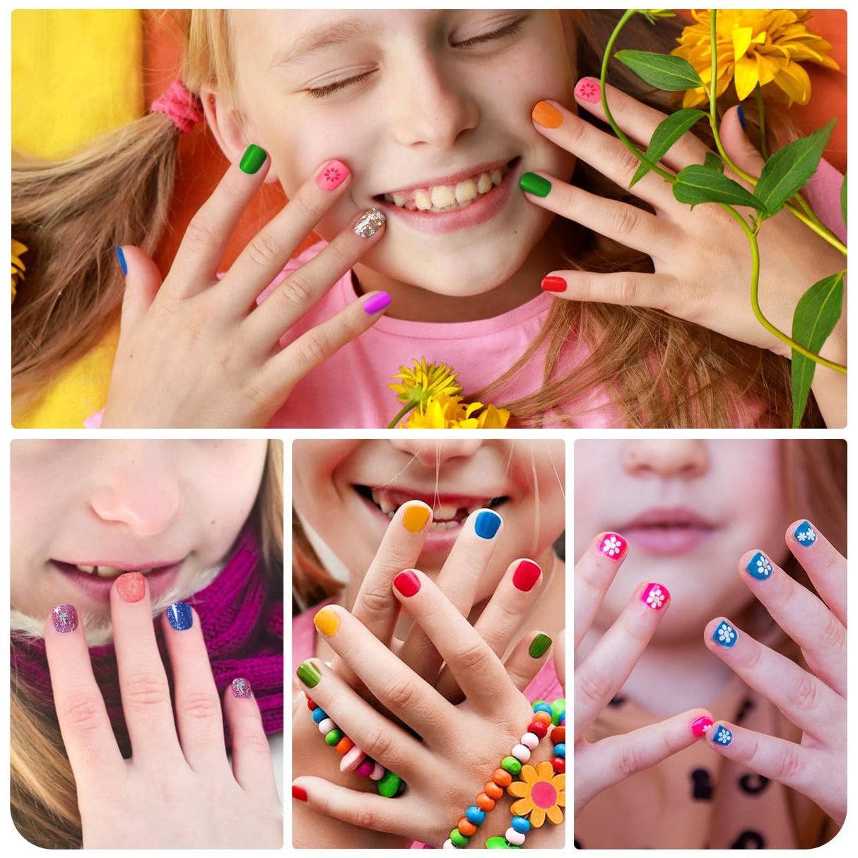 Tudaymol Nail Art Studio for Girls - Nail Polish Kit for Kids Ages 6-12 Years Old,Non-Toxic Peel-Off Safe Quick Dry Nail Polish Gift Kit Set,Cool Girls Toys Stuff - Polish, Pens, Glitter, Stickers Tudaymol