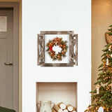 J JACKCUBE DEISGN Rustic Wood Window Frame with Opening-doors, Wall Art Decor Hanging Window Panes, Farmhouse Wall Décor for Living Room, Bathroom, Kitchen and More -MK587A J JACKCUBE DESIGN