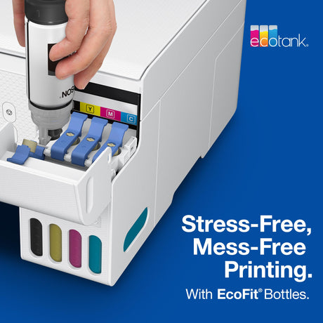 EPSON 522 EcoTank Ink Ultra-high Capacity Bottle Color Combo Pack (T522520-S) Works with EcoTank ET-2720, ET-2800, ET-2803, ET-2840, ET-4700, ET-4800, ET-4810 Epson