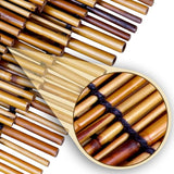 Natural Reed Bamboo Fencing Roll, Bamboo Privacy Screen 4 Feet High X 16.4 Feet Long for Garden Balcony Window Indoor Outdoor(H0.61xL4m/H2xL13ft) VRVTDYDCL
