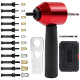 YUZES Rivet Nut Tool Drill Adapter Kit, Labor-Saving Rivet Nut Gun Cordless with 12 Mandrels and 260 PCS Rivet Nuts, Rivnut Tool Kit for Nutsert, Cars, Metalwork, Home Improvement, DIY - 30 Series YUZES