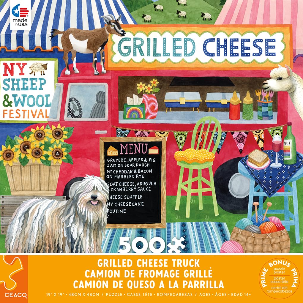 Ceaco - Grilled Cheese Truck - 500 Piece Jigsaw Puzzle