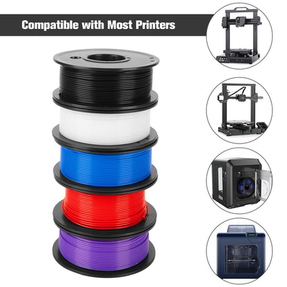 KMNEI 3D Printer Filament 1.75MM PLA Filament 3D Printer Consumables (5 Colors) - WoodArtSupply