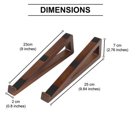 S&A WOODCRAFT Wooden Laptop Stand, Portable Desk Laptop Holder for Tablet with Carry Pouch, Compact Travel Laptop Stand with Protective Silicone Pads, Suitable for Laptops and Tablets - WoodArtSupply