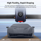 ANYCUBIC High Speed 3D Printer Filament 1.75mm, Print Up to 10X Faster, Rapid PLA Filament with High Prints Quality, Dimensional Accuracy +/- 0.02mm, Print with Most FDM 3D Printers, 1KG Spool, Gray ANYCUBIC