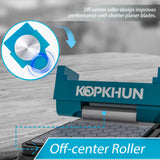 Kopkhun Chisel Honing Guide with Whetstone – Adjustable Sharpening Jig for Chisels and Plane Irons (0.2”–2.55”) – Anti-Rust Metal Body – Smooth Rolling Sharpening Tool Kit Kopkhun