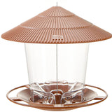 Hanizi Hanging Bird Feeder Squirrel Proof for Outdoor Wild Bird Seed, Brown Hanizi