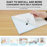 JBER Art Acoustic Panels, 6 Pack Self-Adhesive Large Wall Art Paintings for Wall Decoration, Sound Absorbing Panels for Recording Studio, Living room, Bathroom, 47.2" x 27" (Wild Flowers) JBER