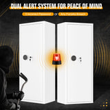 INTERGREAT White Gun safes, Rifle Safe,Gun Safes for Home Rifle and Pistols, Long Gun Safe for Rifle Shotgun for Home,Quick Access Rifle Safes,Adjustable Shelves, Easy Assemble(8-12 guns) INTERGREAT