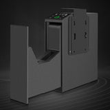 Biometric Slider Handgun Gun Safe with LCD Screen of Temp Humidity Time for Nightstand, Desk, Bed Side, Wall, Truck LANGGER V