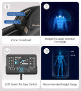 Real Relax 3D Massage Chair Full Body SL-Track, Zero Gravity Recliner with 16 Massage Modes, Body Scan, Wasit Heating, Foot Rollers, Bluetooth, Favor-22 Black Real Relax