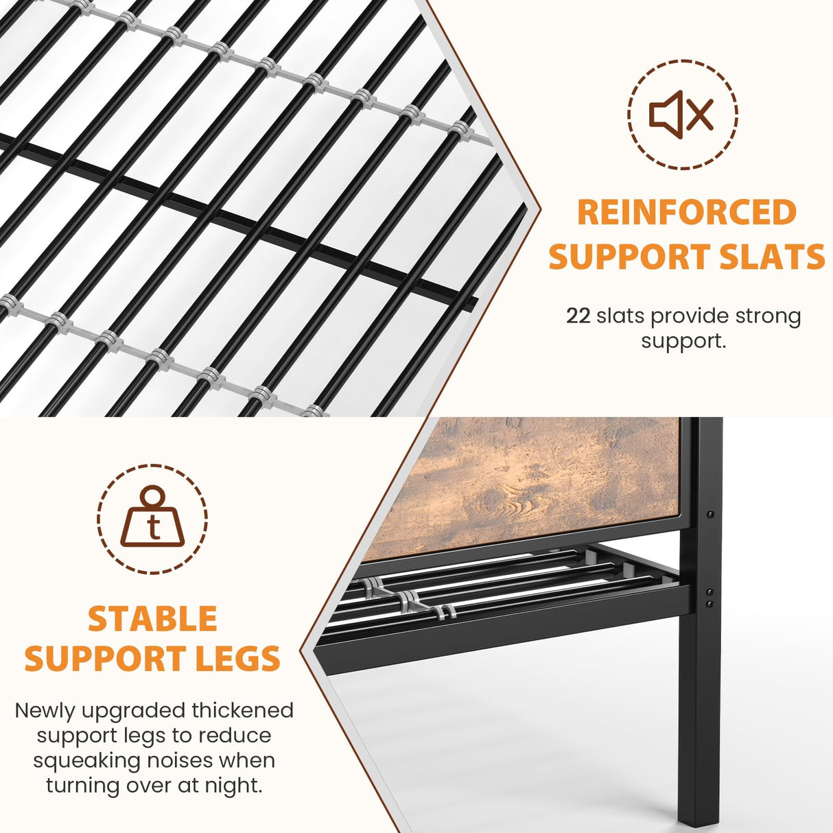 Zevemomo Twin Over Full Bunk Bed with Trundle, Metal Triple Bunk Bed with Full Length Protect 2 Side Ladders Bed Frame for Boys Girls Adults, No Box Spring Needed, Black Zevemomo