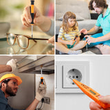 Home Tool Set - 20 Pieces Basic Mechanic Tool Kit with Toolbox Ideal Choice for Household Repair SPICIMOMO