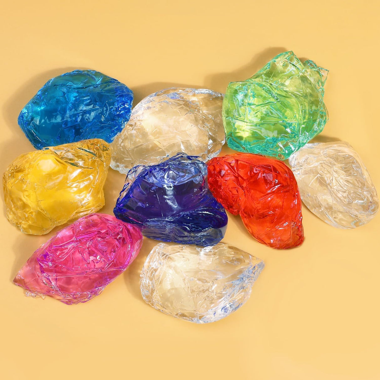 Blingfun Gel Wax for Candle Making with 4 pcs Jelly Wax,50pcs Candle Wicks & 50pcs Stickers Candle Wax for Candle Making,Handcraft Scented Candles Supplies Blingfun