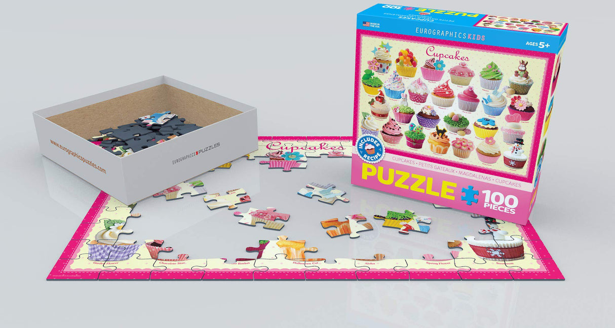 Eurographics Cupcakes Puzzle, 100-Piece EuroGraphics