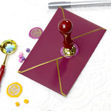 Wax Seal Kit, 24 Colors Wax Sealing Beads,Stamp, Spoon, Metallic Pen,Envelope,Candles for Wedding Birthday Gift and DIY Craft Xitalia