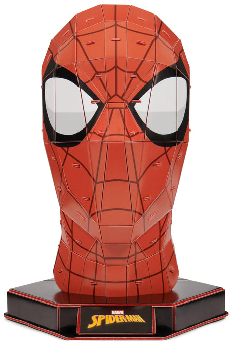 4D Build, Marvel Spider-Man 3D Puzzle Model Kit with Stand 82 Pcs | Spider-Man Desk Decor | Building Toys | 3D Puzzles for Adults & Teens 12+ 4D Build