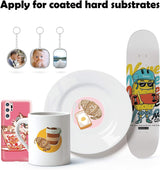 A-SUB Sublimation Paper 8.5x11 Inch-200 Sheets Heat Transfer Paper for Light Colored Fabric and Other Sublimation Blanks,Work with Inkjet Sublimation Printer and Sublimation Ink 125g A-SUB