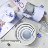 Cylinder Candle Molds for Candle Making,4 Pcs Pillar Casting Silicone Molds for Resin Casting, Soap, Flower Specimen, Insect Specimen, Clay Craft Sakolla