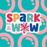 SPARK & WOW Sensory Wall Toddler Mirror - Large - 9 Bubbles - for Ages 6m+ - Easy-to-Clean Acrylic - Stimulate Cognitive Development SPARK & WOW