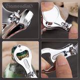 Framendino, 6 Pack Sublimation Blanks Keychains Nail Clipper Metal Bottle Opener Heat Transfer Keychain Fingernail Clipper for Birthday Graduation Gifts Framendino