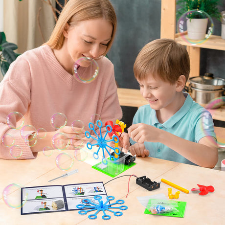 Build a Robot Building Kit for Kids 5-7 8-12, Coding STEM Robotics for Kids 8-12, Electronic Robotic Projects Science Experiments, Girls Engineering Kit Activities DIY Coding Robots 6 7 8 + Year Old WESAYEE