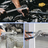 Prostormer Mechanic Tool Set, 240-Pieces Universal Household Auto Repair Tool Kit with Heavy Duty Aluminium Tool Box Prostormer