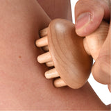 PURAVA Wood Therapy Massage Tools Set of 6 - Wood Therapy Tools for Body Shaping - Wooden Lymphatic Massager Body Sculpting Kit - Massage Roller Accessories, Stomach, Back and Foot Massage Roller PURAVA