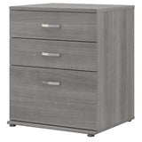 Bush Business Furniture Universal 34-inch Floor Storage Cabinet with Drawers, Platinum Gray (UNS328PG) Bush Business Furniture