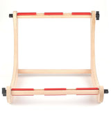 Nurge Adjustable Embroidery Table Stand, Cross Stitch Hoop Stand for Lap or Table Top Cross Stitch or Tapestry , Embroidery Hoop Holder. Hand Polished Natural Wood 190-3 ( 30cm ) Nurge