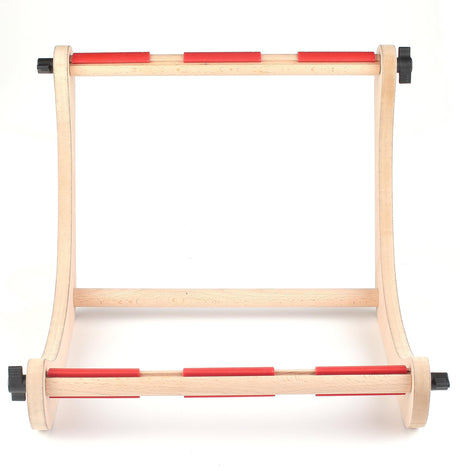 Nurge Adjustable Embroidery Table Stand, Cross Stitch Hoop Stand for Lap or Table Top Cross Stitch or Tapestry , Embroidery Hoop Holder. Hand Polished Natural Wood 190-3 ( 30cm ) Nurge
