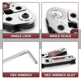 YESWELDER Adjustable Angle Welding Magnet 20-200° Magnetic Welding Holder of 48LBs Holding Power Welding Accessory YESWELDER