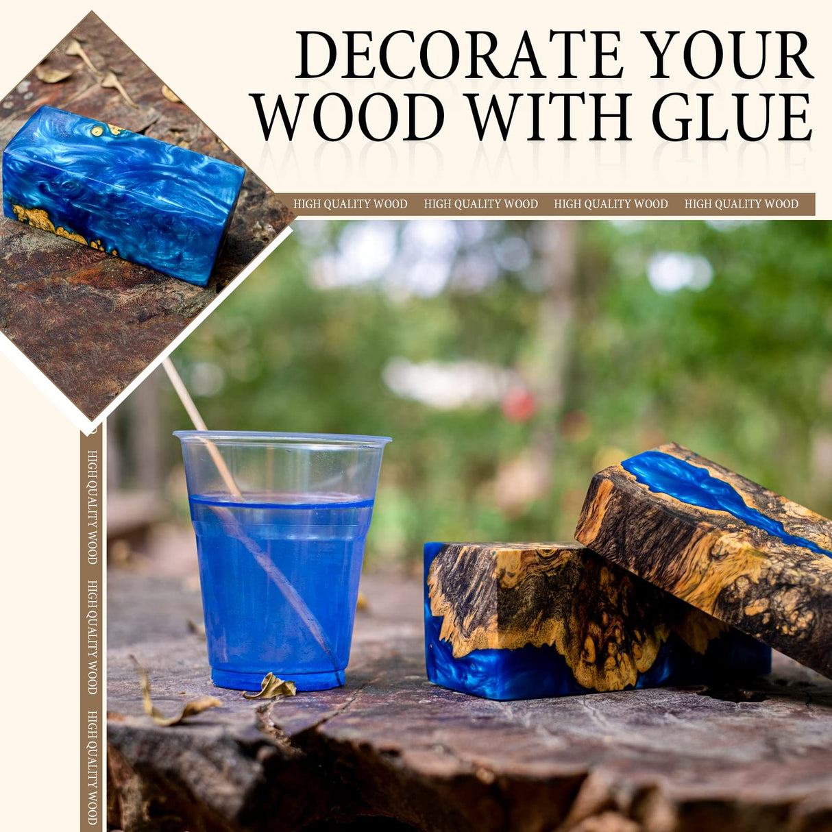 Sasylvia 30 Pieces Exotic Wood Blanks Pen Turning Supplies DIY Crafts Pen Turning Kit for DIY Crafts, 5 x 3/4 x 3/4 Inches(Textured) Sasylvia