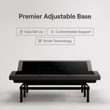 Nectar Premier Adjustable Base - Queen - Head & Foot Incline - Wireless Remote with Memory- 3 Massage Settings - 4 USB Ports - Anti-Snore & Zero Gravity Nectar