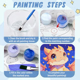 XTCIXAL Paint by Numbers Kit for Kids with Frame, Dragon Paint by Number Kids Age 5-8-12, Paint by Number with Frame for Gifts and Home Decor 8X8 Inch XTCIXAL