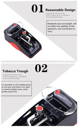 Automatic Electric Cgarette Making Machine, Small Household Cigarette Making Machine (Red) Hyzone