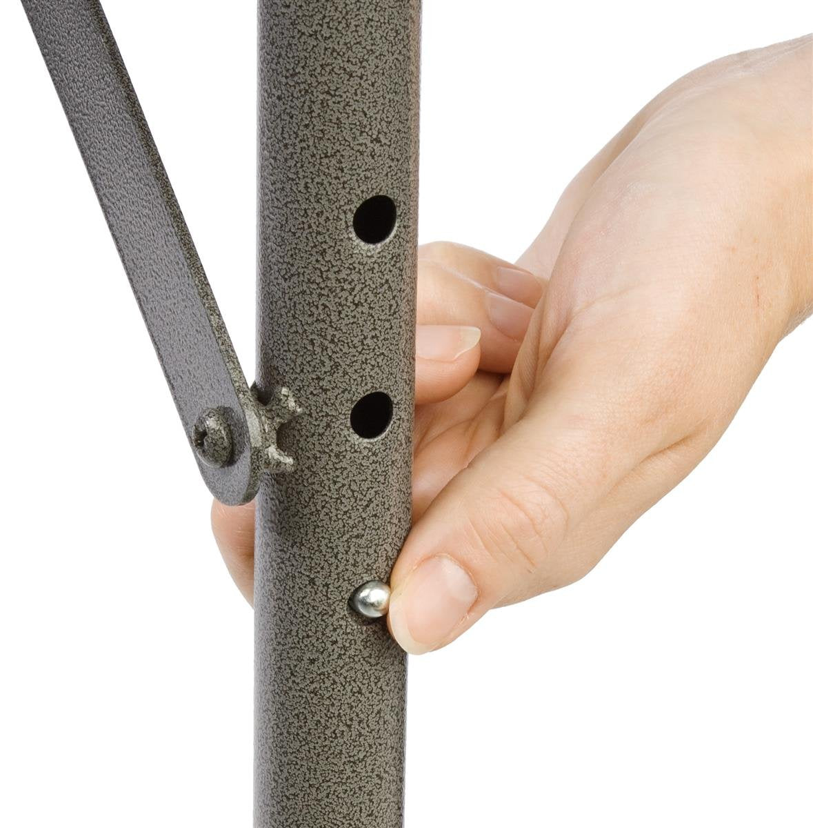 Adjustable-Height Folding Tables are Portable and Can Be Adjusted to 3 Separate Heights Displays2go