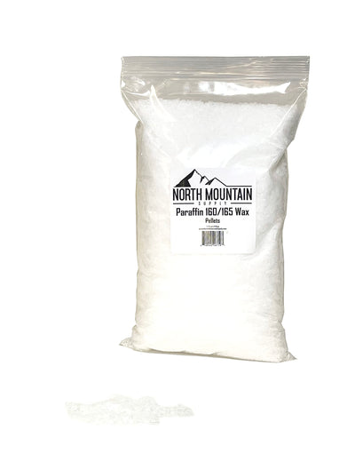 North Mountain Supply Paraffin Wax Pellets - Great for Candle Making - 160/165-5lb Bag