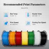 R QIDI TECHNOLOGY PETG-Tough 3D Printer Filament, Toughness PETG Filament 1.75mm, 3D Printing Filament 1kg Spool(2.2lbs), Suitable for Hyper Speed Printing, Fit Most FDM 3D Printer, Black R QIDI TECHNOLOGY