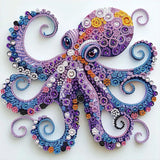 5D Diamond Painting Kits for Beginners,Animal Special Shape Diamond Art Kits for Purple Octopus DIY Crystal Rhinestones Paint by Diamonds and Crafts for Adults Home Wall Decor 12 X 12inch SHICERNHJ