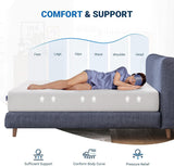 Avenco King Size Mattress, 12 Inch King Memory Foam Mattress in a Box for Comfort Sleep & Pain Relief, CertiPUR-US Certified King Mattresses Medium Firm Avenco