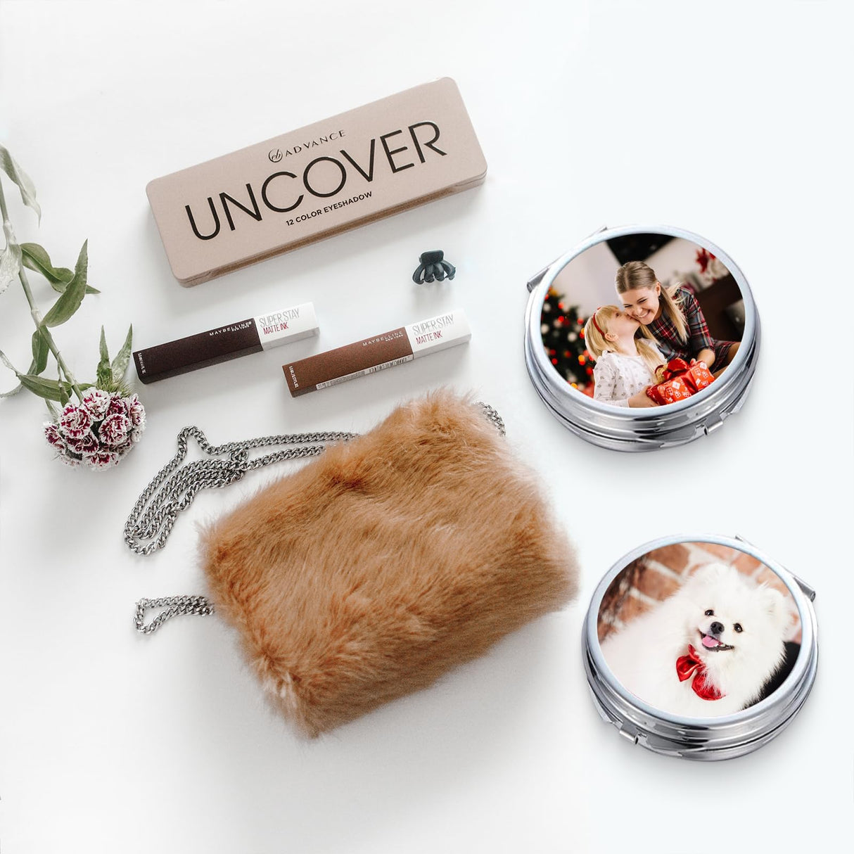 Muka 100Pcs 2 Inch Round Sublimation Blank Aluminum Sheets, Aluminum Board Heat Transfer for Breastpin, Retractable Badge Holder, Photo Tray, Collapsible Phone Holders Muka