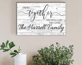 Personalized Wedding Gift Sign With Names And So Together They Built a Life They Loved Custom Wood Farmhouse Décor for Home, Wedding, Family or Couples Gift Idea Broad Bay