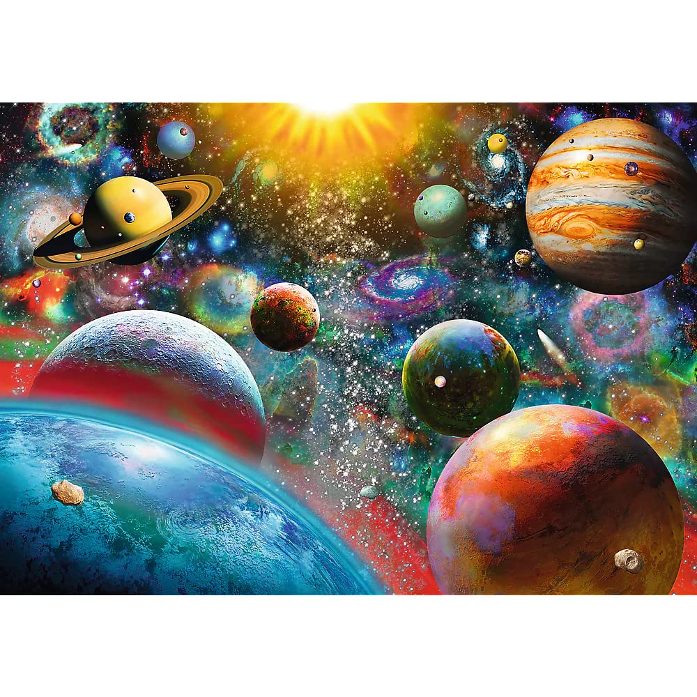 Trefl Universe 1000 Piece Jigsaw Puzzle Red 27"x19" Print, DIY Puzzle, Creative Fun, Classic Puzzle for Adults and Children from 12 Years Old Trefl
