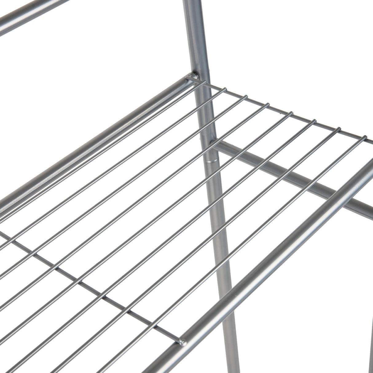 Mind Reader Over The Toilet Storage Rack, Bathroom Organizer, Bathroom Shelves, Metal, 23.5" L x 10.25" W x 70.5" H, Silver Mind Reader