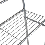 Mind Reader Over The Toilet Storage Rack, Bathroom Organizer, Bathroom Shelves, Metal, 23.5" L x 10.25" W x 70.5" H, Silver Mind Reader